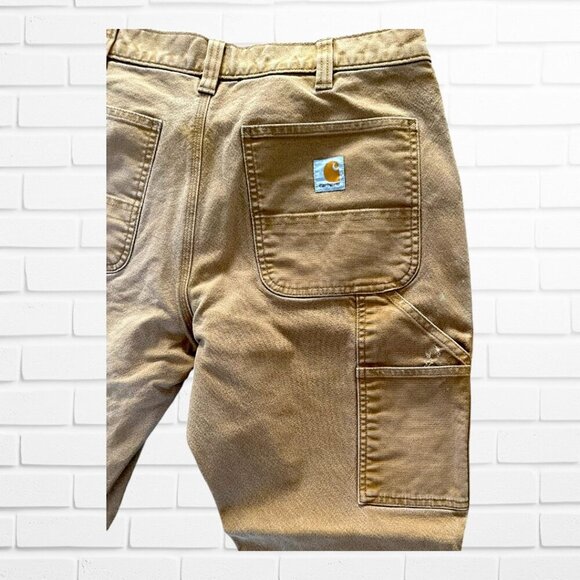 Carhartt Men's Rugged Flex Heavyweight Utility Loggers Jeans 34" Waist - Picture 3 of 11